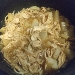 大根と豚肉の韓国風煮物